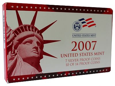 Набор США 2007 года Proof - серебро/никель